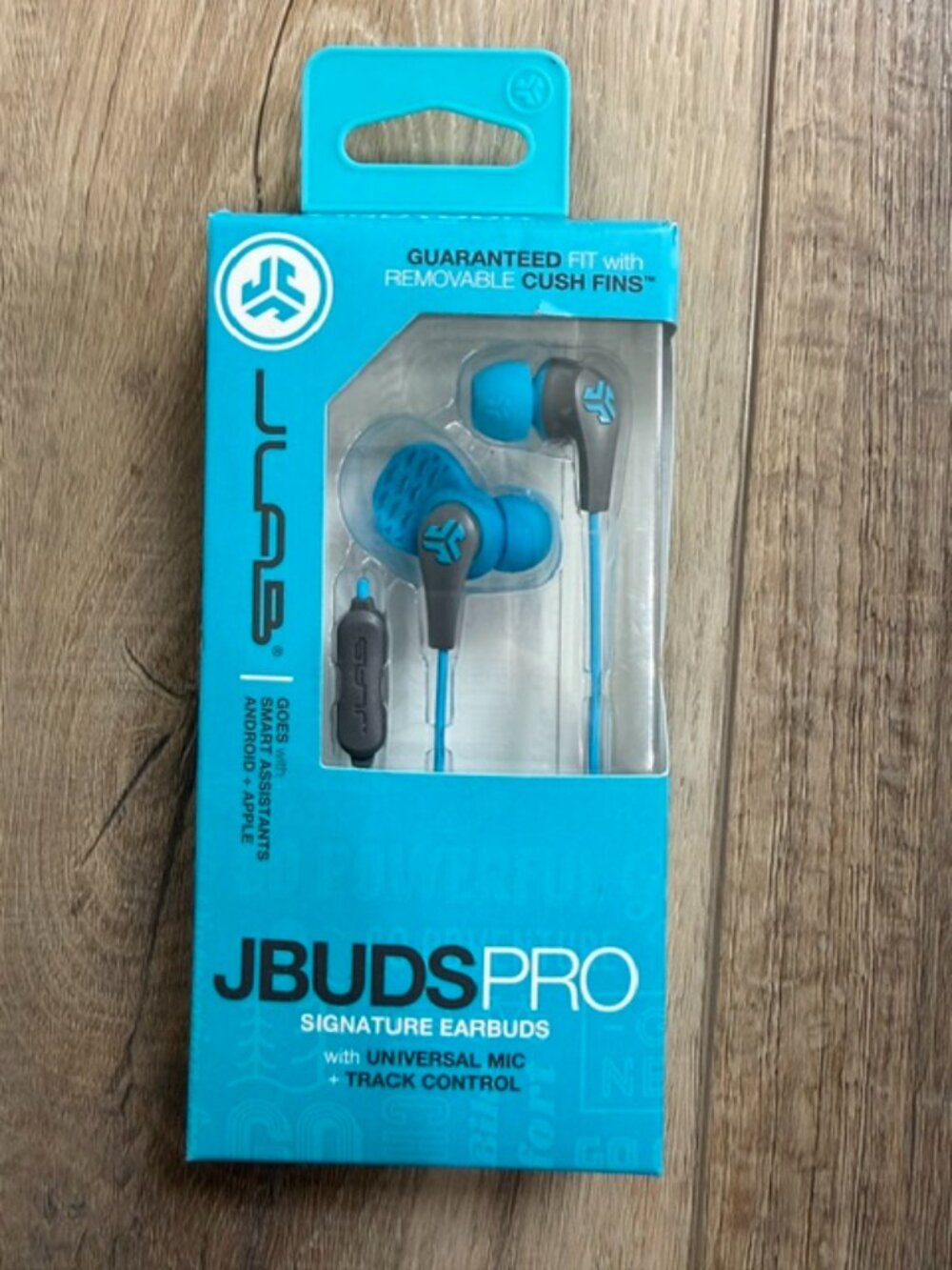 NEW JLab Audio JBUDSPRO Earbuds with Mic & Track Control Blue